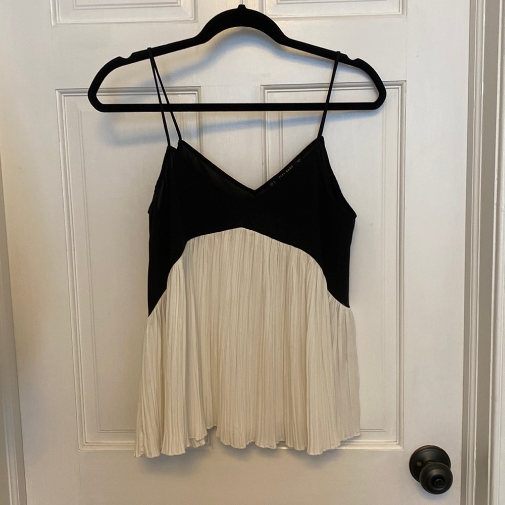 Zara babydoll blouse